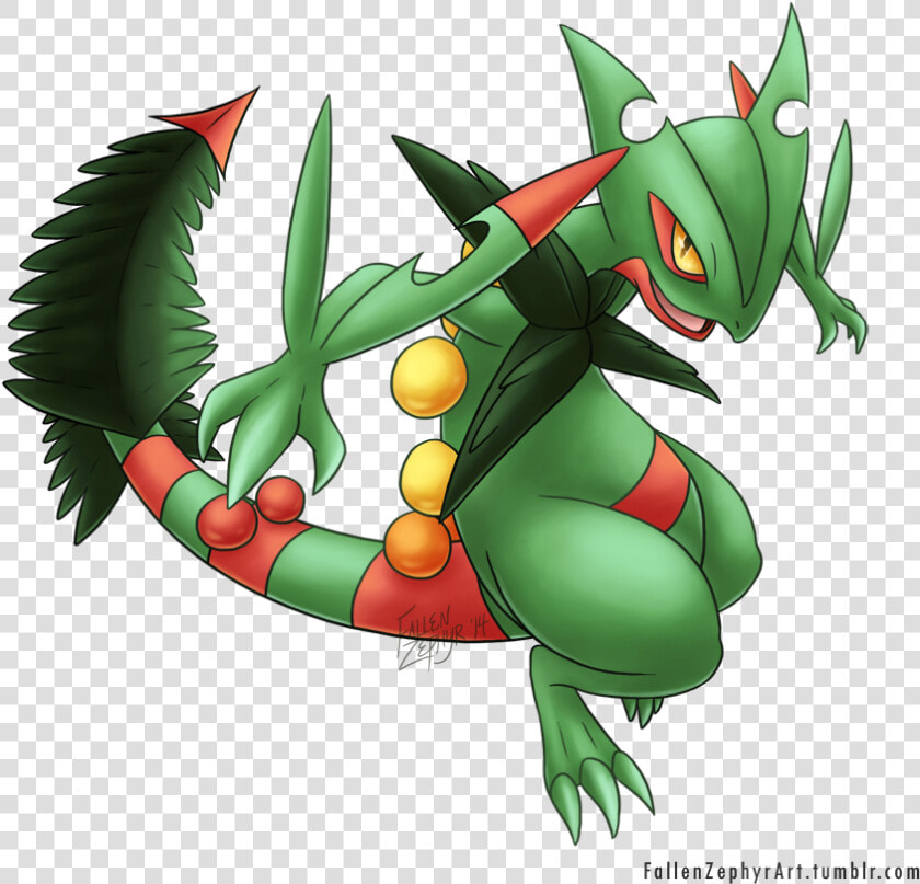 Mega Sceptile By Fallenzephyr   Mega Sceptile  HD Png DownloadTransparent PNG