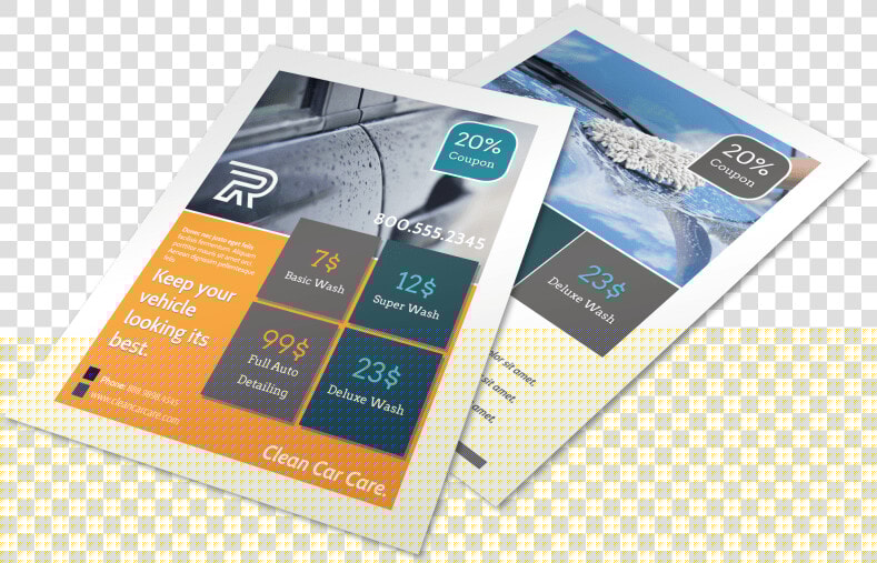 Car Wash Pricing Flyer Template Preview   Flyer  HD Png DownloadTransparent PNG