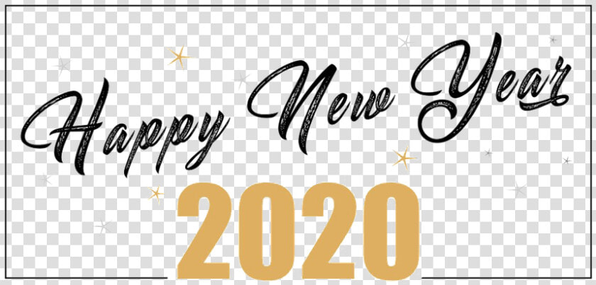 New Years   Happy New Year 2020 Text Png  Transparent PngTransparent PNG
