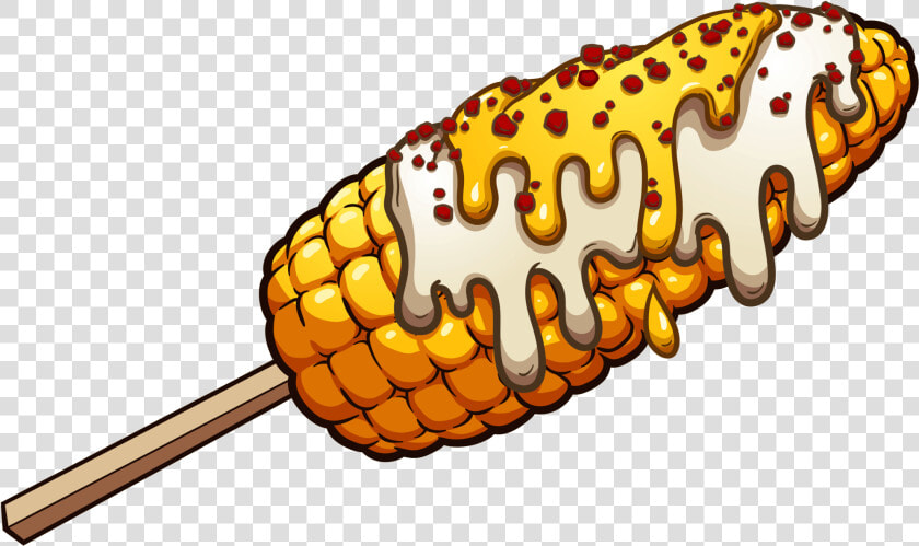 Transparent Elotes Png   Elote En Vaso Dibujo  Png DownloadTransparent PNG