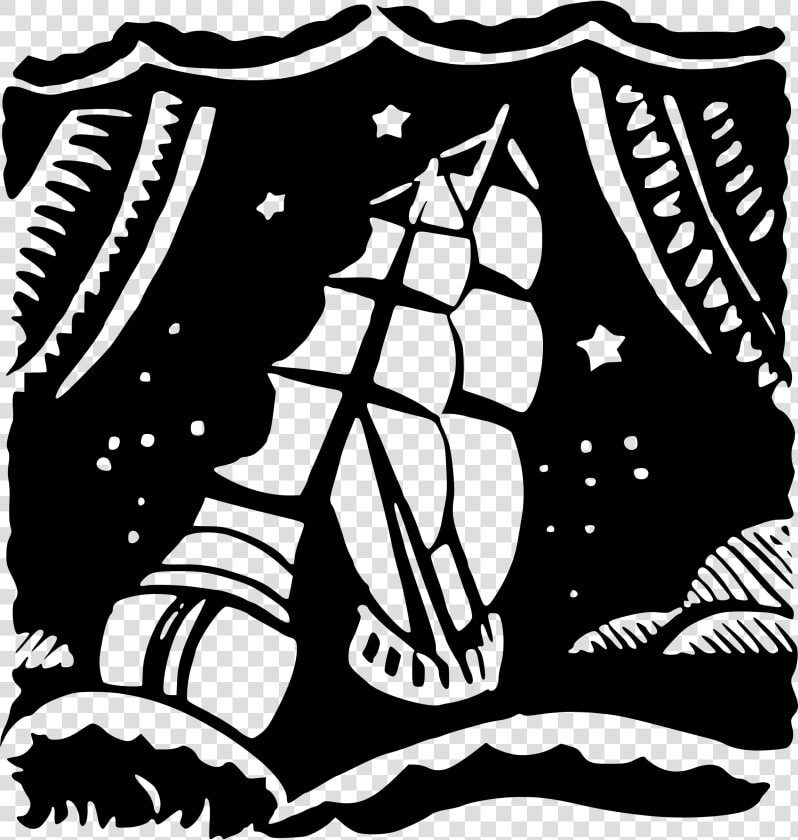 Ship In Reverse Silhouette Clip Arts   Reverse Silhouette Png  Transparent PngTransparent PNG