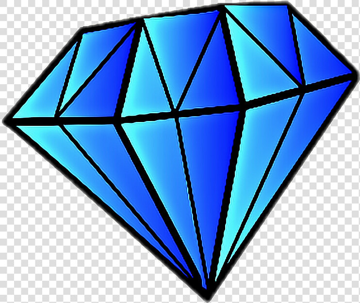  diamond  diamonds  blue  tumblr   Diamond Clipart  HD Png DownloadTransparent PNG
