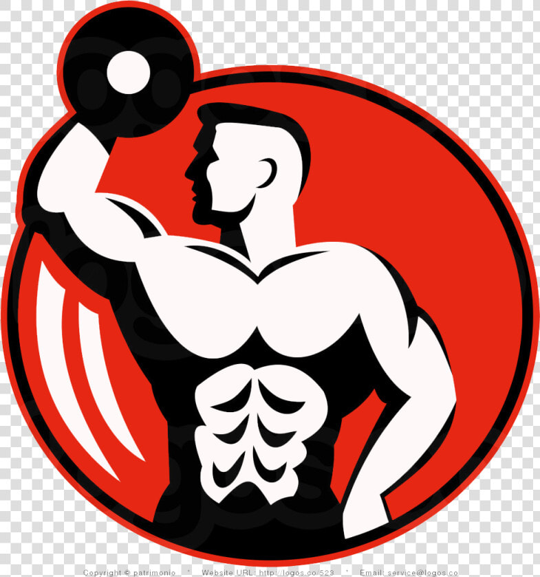Clipart Bodybuilding Logo Png  Transparent PngTransparent PNG