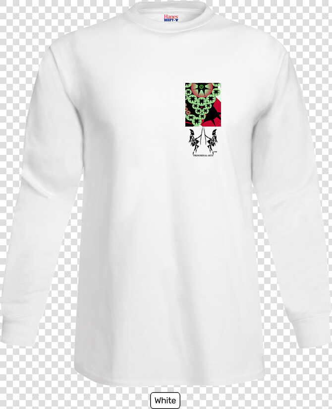 Discovery 3 5186 White Mock   Long sleeved T shirt  HD Png DownloadTransparent PNG