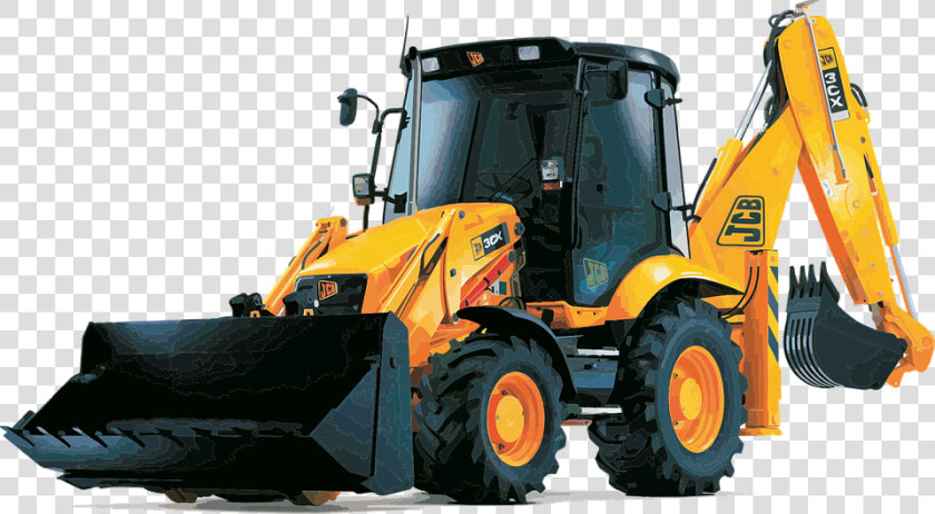 Heavy Machinery  Tractor  Loader  Dig  Yellow  HD Png DownloadTransparent PNG