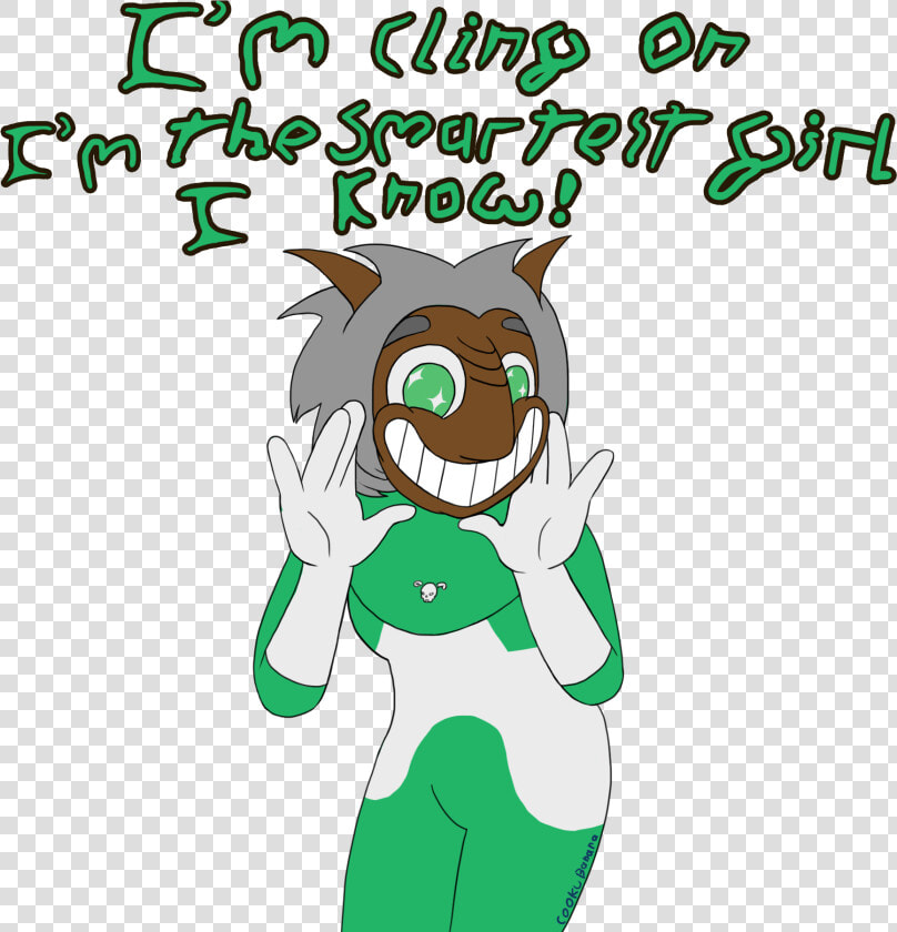 Green Text Product Plant Leaf Fictional Character Clip   Vinesauce Cling On Art  HD Png DownloadTransparent PNG