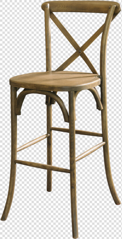 Rustic X Back Bar Stool  HD Png DownloadTransparent PNG
