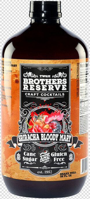 Brother S Reserve Sriracha Bloody Mary   Brothers Reserve Sweet And Sour  HD Png DownloadTransparent PNG