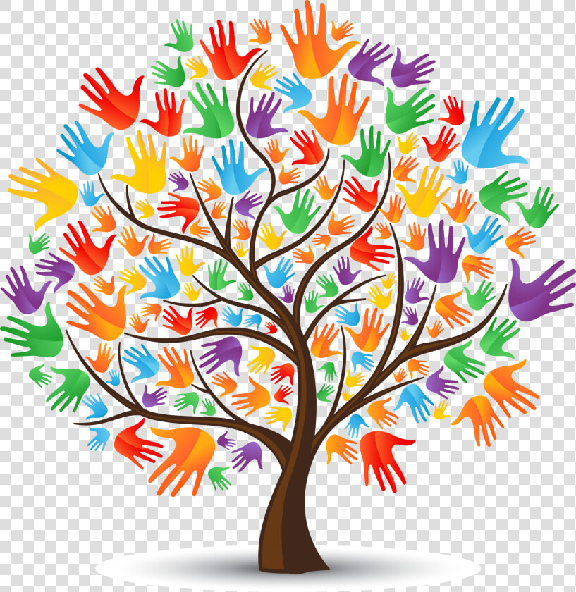 Hands Of Kindness Benefit A Roaring Success   Clipart Tree With Hands  HD Png DownloadTransparent PNG