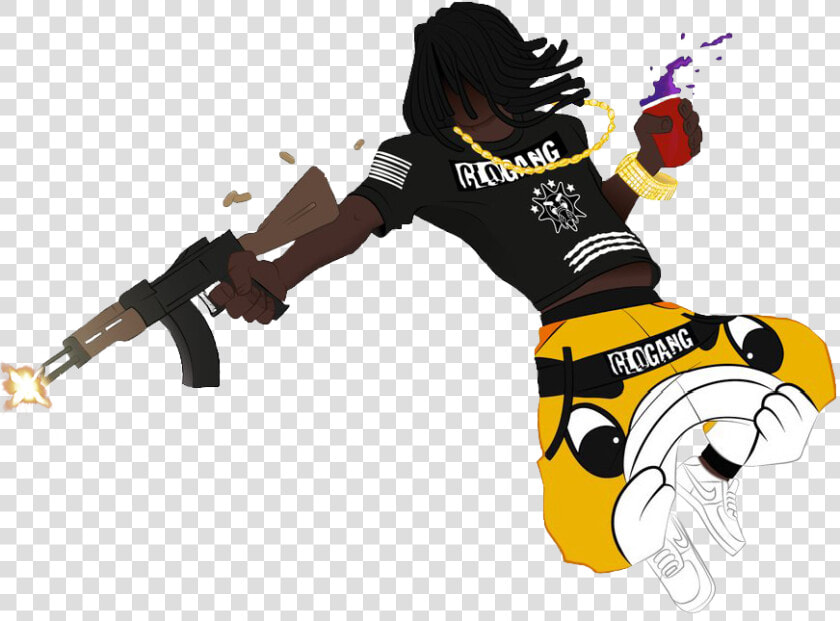 Chief Keef Cartoon Art  HD Png DownloadTransparent PNG
