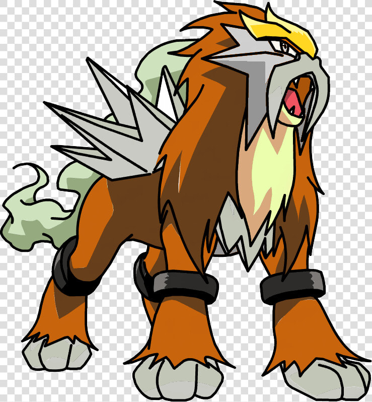 Shiny Entei Os   Pokémon Entei  HD Png DownloadTransparent PNG