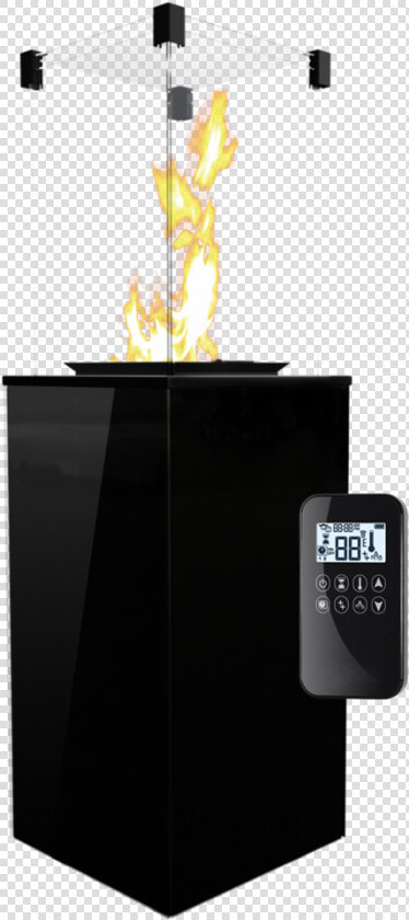 Gas Heater Patio Mini Black Panel  HD Png DownloadTransparent PNG