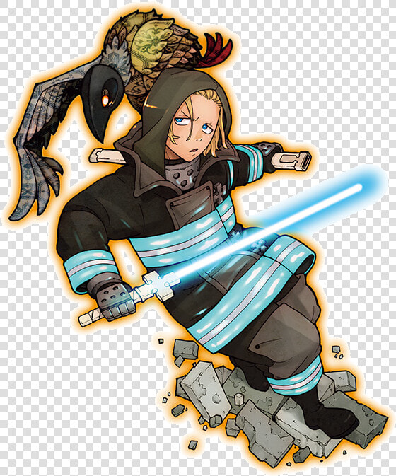 Arthur In Bunker Gear   Fire Force Volume 2  HD Png DownloadTransparent PNG