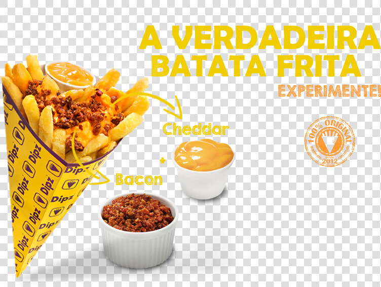 Transparent Batata Png   Cone Batata Com Cheddar  Png DownloadTransparent PNG