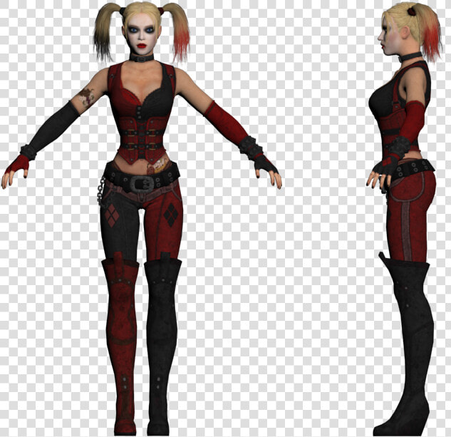 Download Zip Archive   Batman Arkham City Harley Quinn Model  HD Png DownloadTransparent PNG