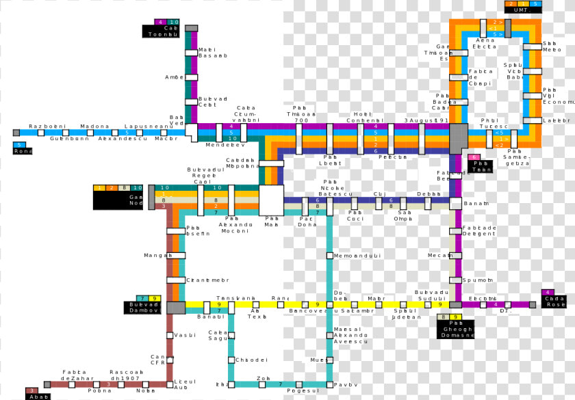 Timisoara Public Transport Map  HD Png DownloadTransparent PNG