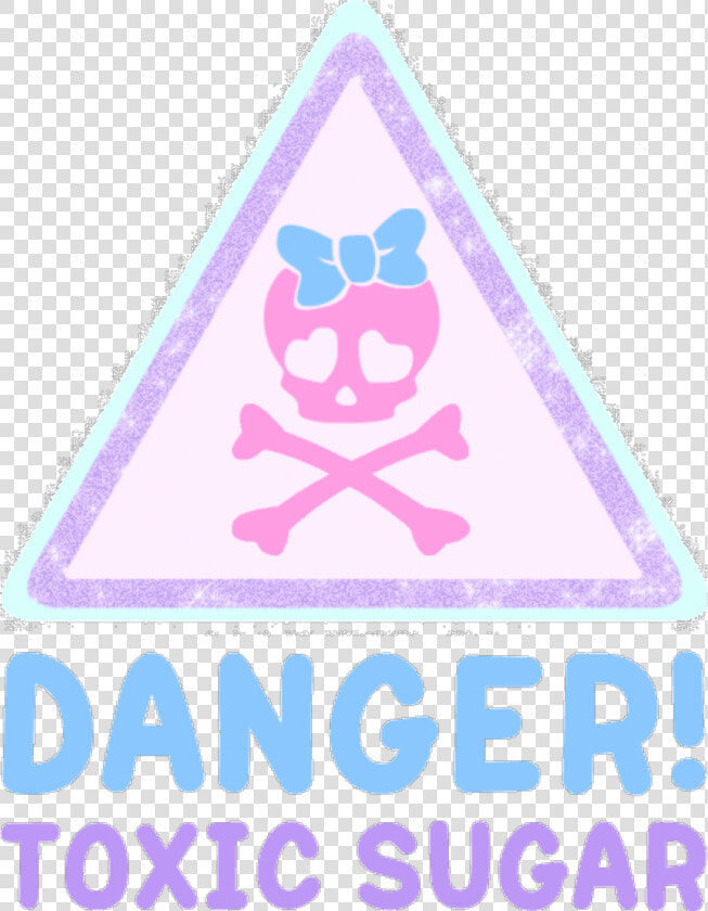  pastel  pastelgoth  pastelgrunge  danger  toxic  sugar   Kawaii Pastel Goth Transparent  HD Png DownloadTransparent PNG