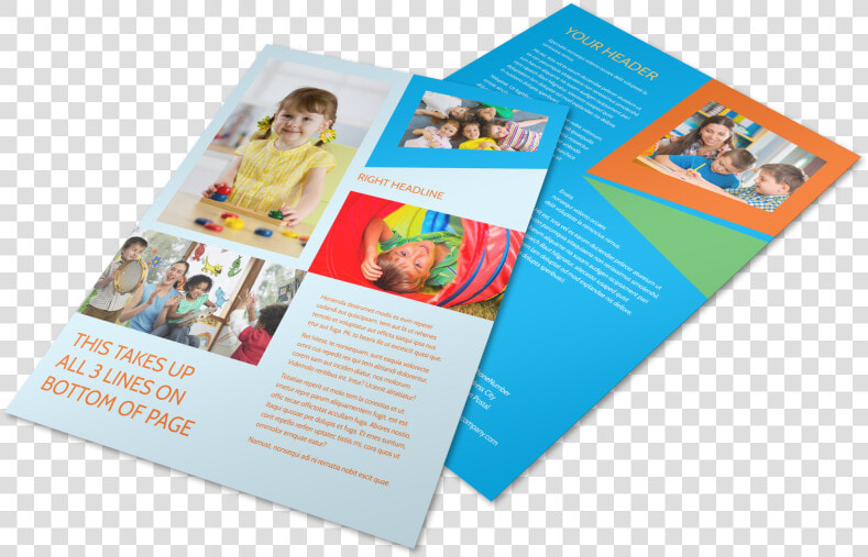 Fun Preschool Flyer Template Preview   Flyer  HD Png DownloadTransparent PNG