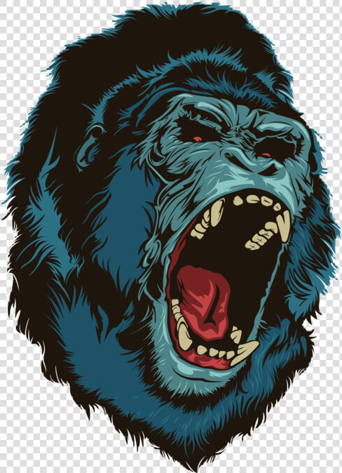 Transparent Monkey Face Png   Gorilla Face Png Transparent  Png DownloadTransparent PNG