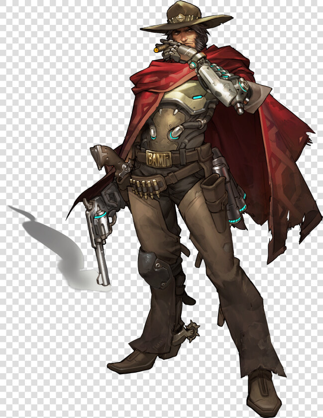 Mccree portrait   Mccree Overwatch  HD Png DownloadTransparent PNG