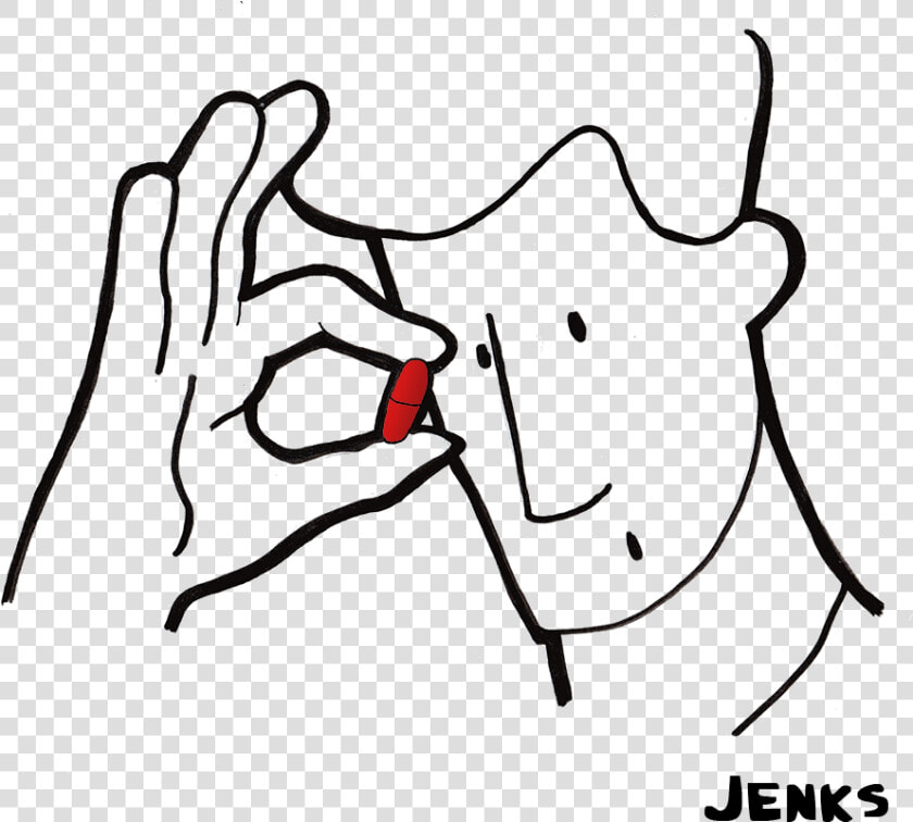 Will You Take The Red Pill   Line Art  HD Png DownloadTransparent PNG