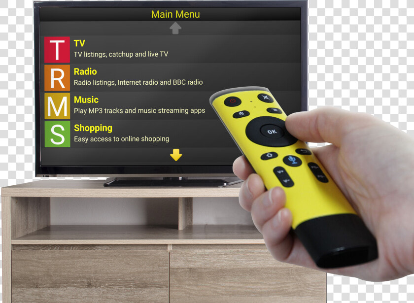Synapptic Tv Box With All Accessories Shown   Electronics  HD Png DownloadTransparent PNG