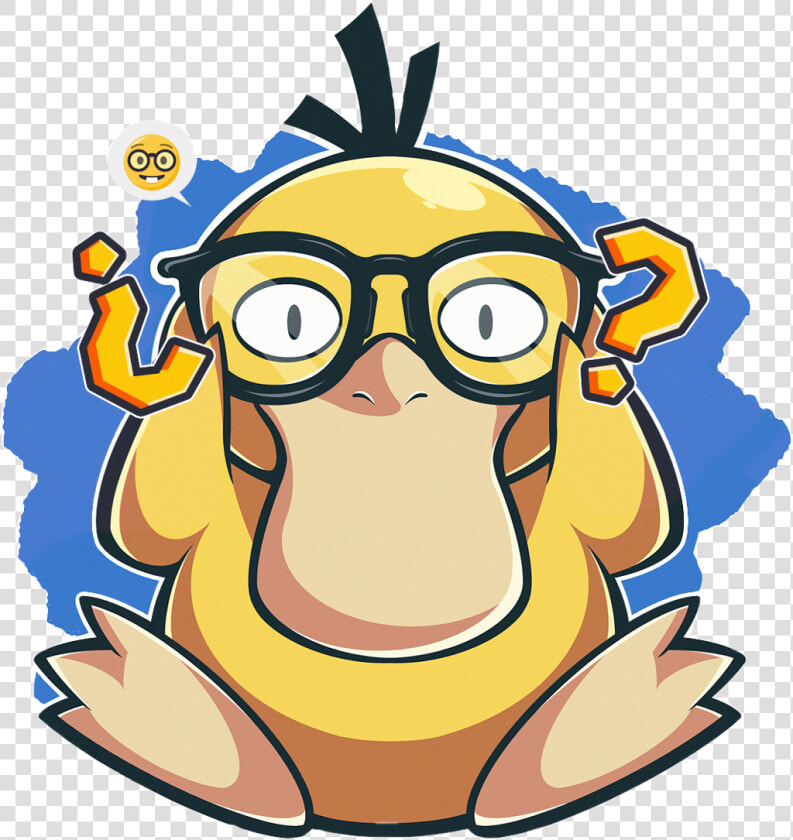 Pokemon Psyduck Glasses Freetoedit   Png Download   Psyduck Glasses  Transparent PngTransparent PNG