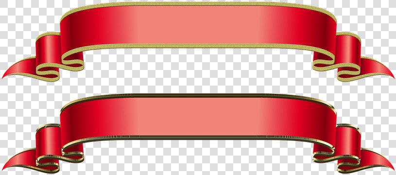 Banner  Bands  Band  Swinging  Red And Gold  Isolated   Ribbon Gold Vector Png  Transparent PngTransparent PNG