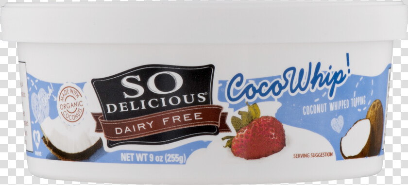 So Delicious Dairy Free Coco Whip Coconut Whipped Topping   HD Png DownloadTransparent PNG