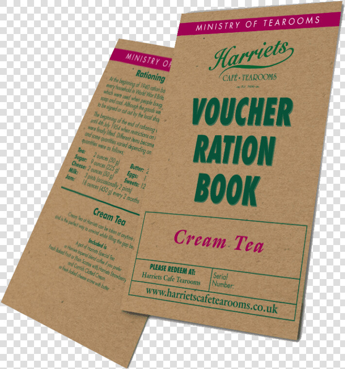 Harriets Cream Tea Voucher   Construction Paper  HD Png DownloadTransparent PNG