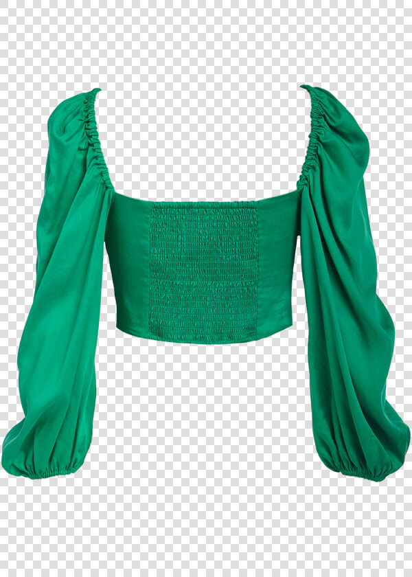 Sofia Blouse In Colour Pepper Green   Ruffle  HD Png DownloadTransparent PNG