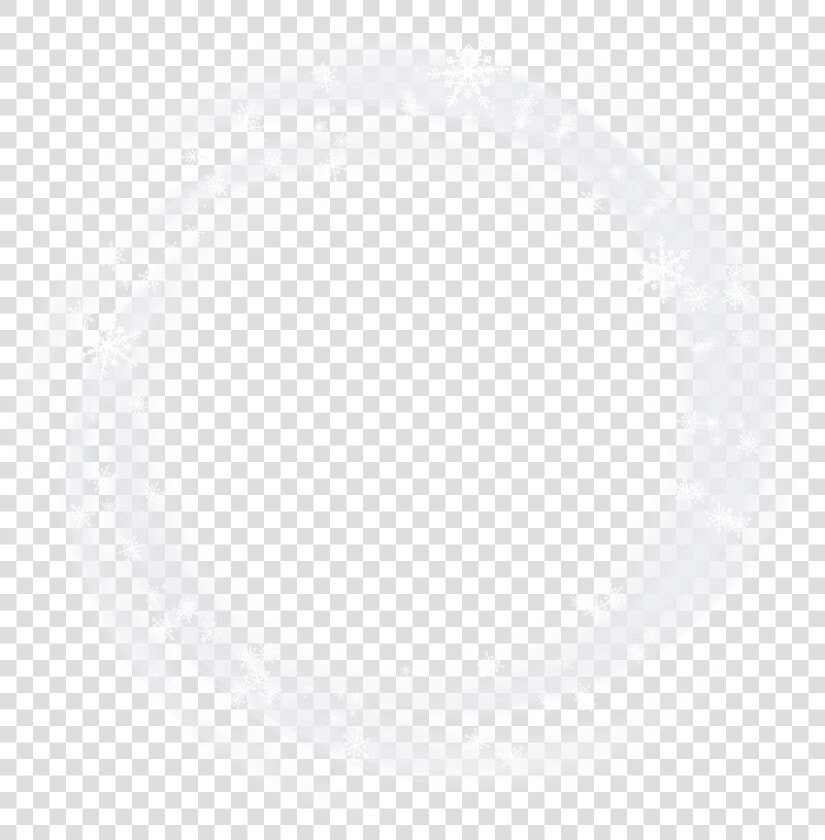  snow  snowflakes  winter  circle  border  frame  ftestickers   Snow Circle  HD Png DownloadTransparent PNG