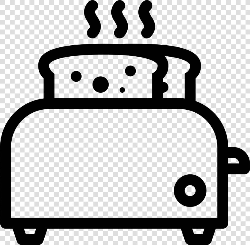 Clip Free Download Toaster Clipart Black And White   Black And White Toaster Clipart  HD Png DownloadTransparent PNG