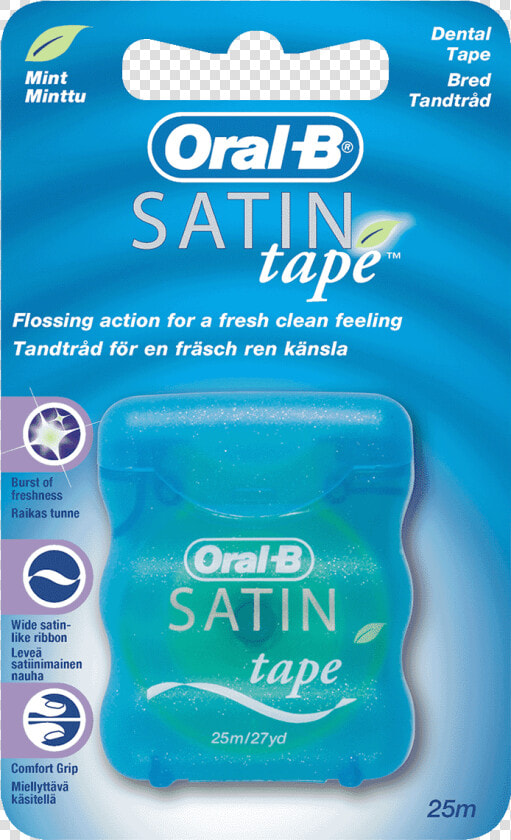 Oral b Satin Tape   Oral B Satin Floss Tape  HD Png DownloadTransparent PNG