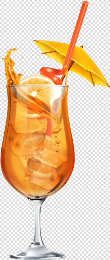 Cocktail Spritz Martini Cartoon Iced Lemon Juice   Summer Cocktail Illustration Backgrounds  HD Png DownloadTransparent PNG