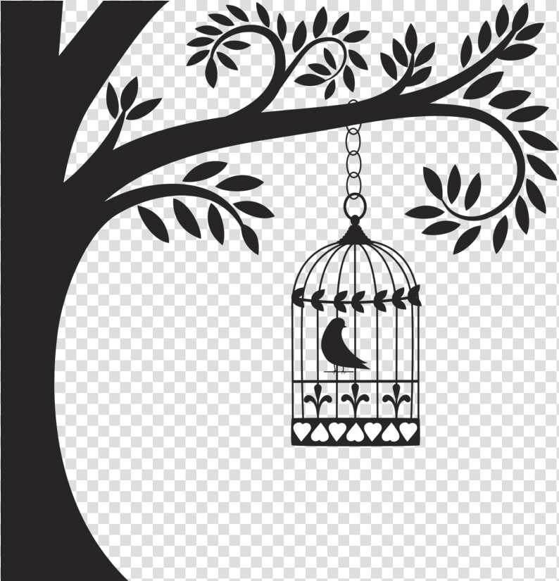 Tree Cage Png Free Stock   Png Bird In A Cage  Transparent PngTransparent PNG