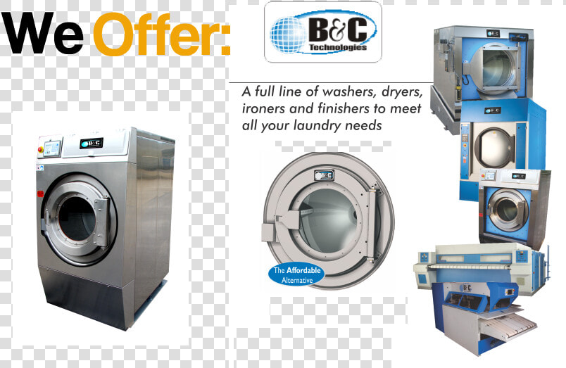 Laundry Equipment Sales   B amp c Technologies  HD Png DownloadTransparent PNG