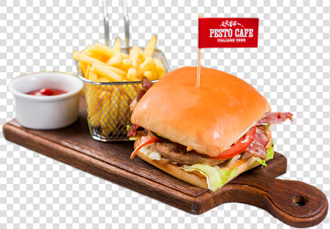 Chicken Burger   Фирменный Буршер Песто Кафе  HD Png DownloadTransparent PNG