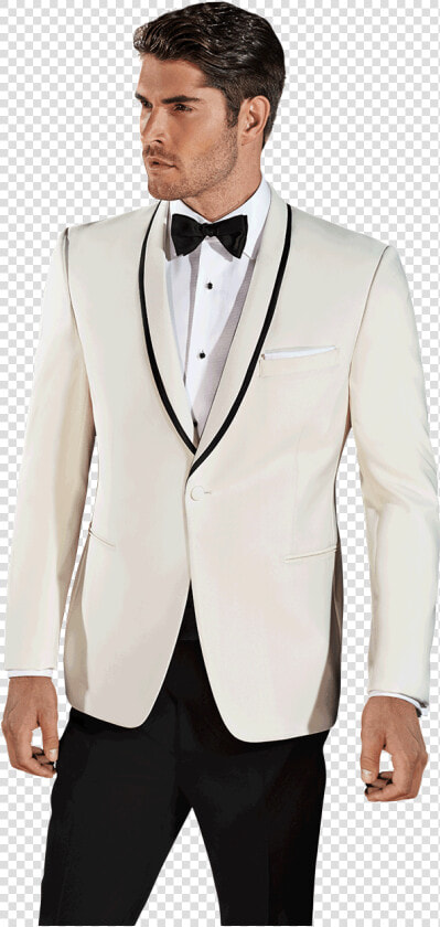 029 The White Waverly   White And Black Tux 1930s  HD Png DownloadTransparent PNG