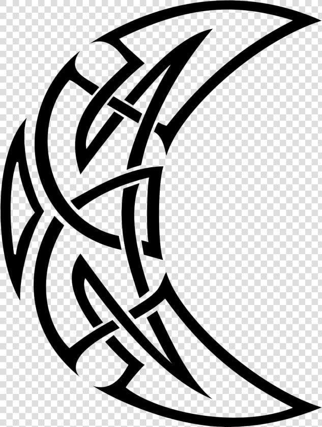 Download Celtic Tattoos Free Png Image   Celtic Knot Crescent Moon  Transparent PngTransparent PNG