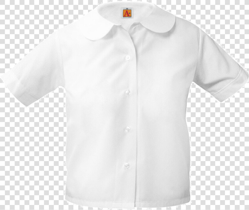 White Blouse Round Collar  HD Png DownloadTransparent PNG