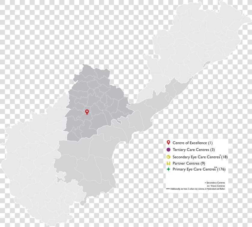176 Vison Centres   Black And White Karnataka Map  HD Png DownloadTransparent PNG