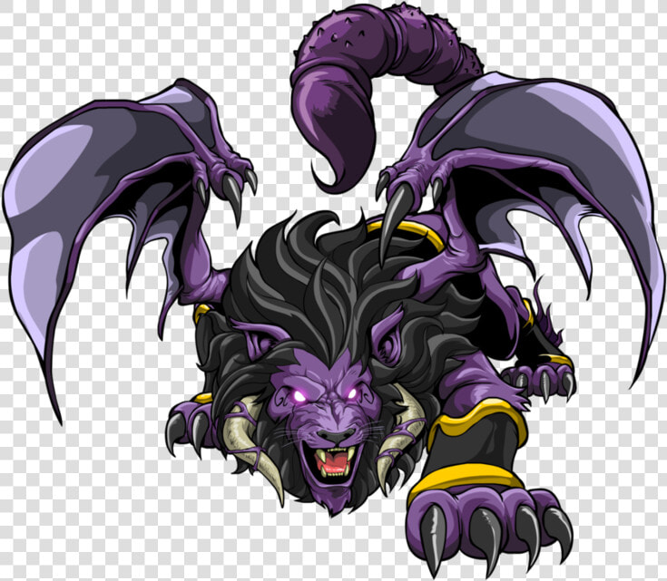 Manticore Drawing Dragon   Manticore Drawing  HD Png DownloadTransparent PNG