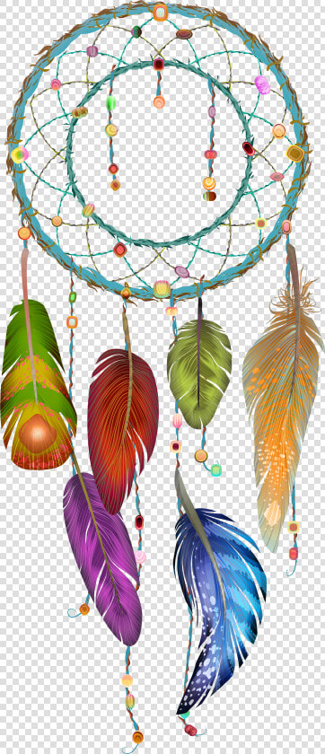 Clip Art Drawing Rainbows Dreamcatcher   Colorful Easy Dream Catcher Drawing  HD Png DownloadTransparent PNG