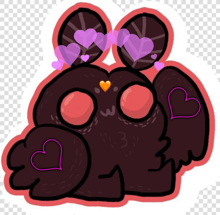 I Love Mothman   Cartoon  HD Png DownloadTransparent PNG
