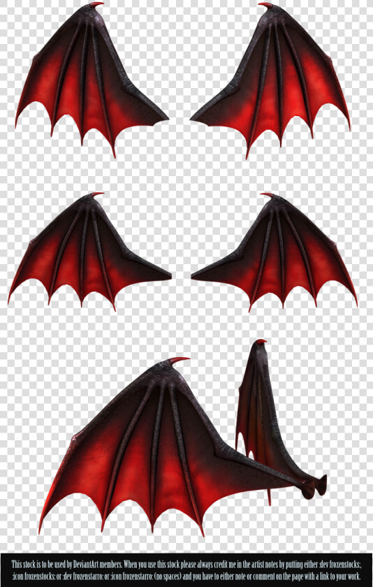 Red Eyes Png Devil Restricted Demon Wings By   Black And Red Demon Wings  Transparent PngTransparent PNG