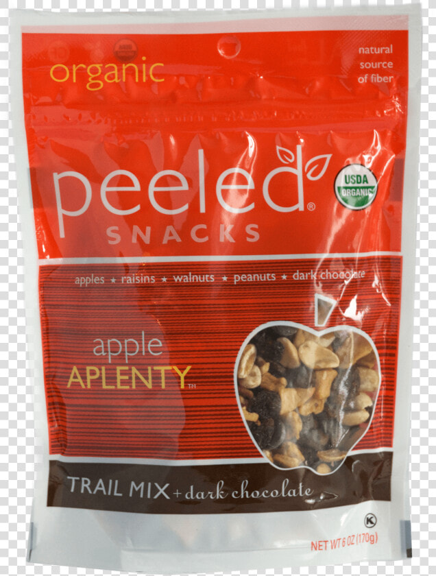 Peeled Snacks Apple Aplenty Trail Mix Package   Orange  HD Png DownloadTransparent PNG