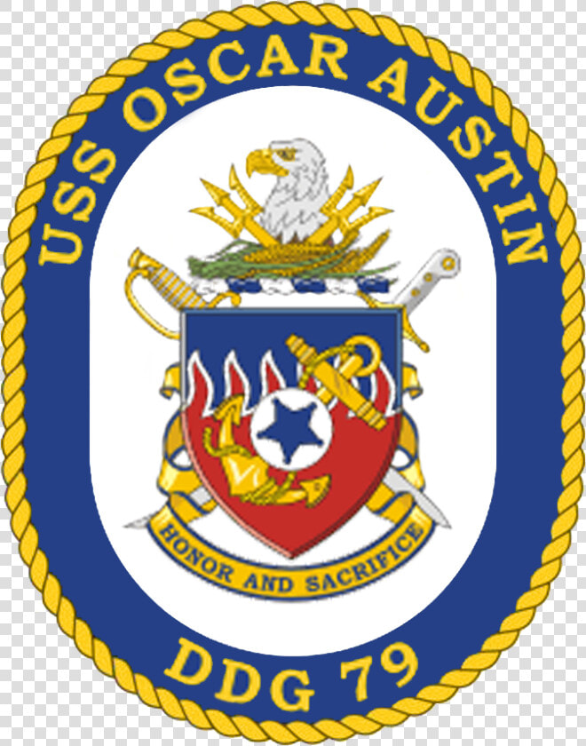 Uss Oscar Austin Ddg 79 Crest   Uss Forrest Sherman Crest  HD Png DownloadTransparent PNG
