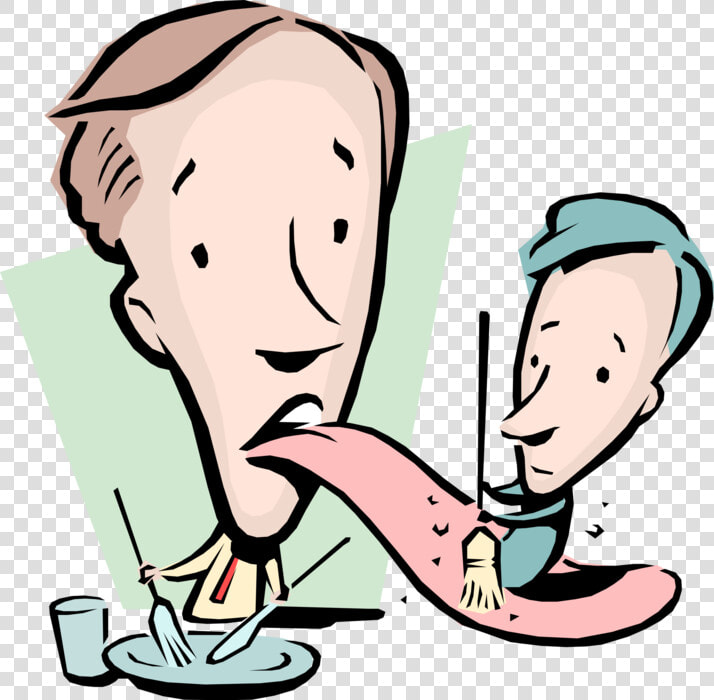 Vector Illustration Of Businessman Has Dirty Mouth  HD Png DownloadTransparent PNG