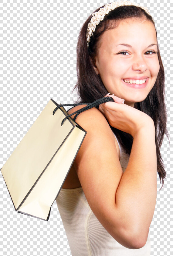 Happy Smiling Woman Hold Shopping Bag Png Image   Woman With Shopping Bag Png  Transparent PngTransparent PNG